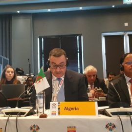 وزير الداخلية يستعرض جهود الجزائر في الحد من مخاطر الكوارث أمام ممثلي مجموعة العشرين