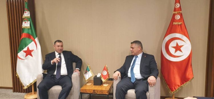 وزير الداخلية و الجماعات المحلية و النقل يتحادث مع نظيره التونسي