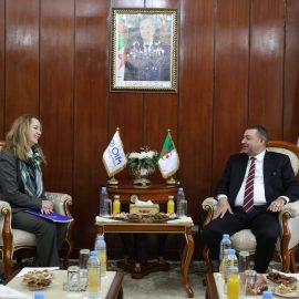 Le ministre de l’Intérieur, des Collectivités locales et des Transports reçoit la Directrice générale de l’Organisation internationale pour les migrations