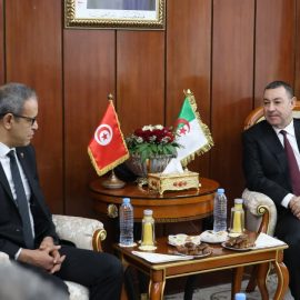 Le ministre de l’Intérieur, des Collectivités locales et des Transports reçoit le président du Conseil national des régions et des districts tunisien