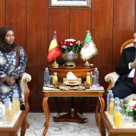 Le ministre de l’Intérieur des collectivités locales et des transports reçoit la ministre tchadienne des Transports